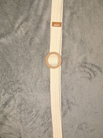 Ceinture beige coton 130 cm