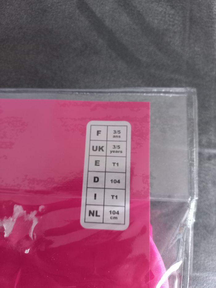 Robe déguisement princesse rose avec diadème et collier 3/5 ans césar - photo numéro 4