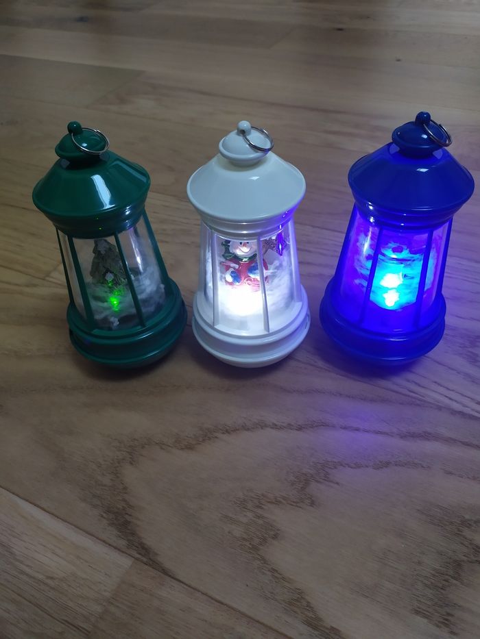 Lot de 3 petites lanterne de Noël - photo numéro 5