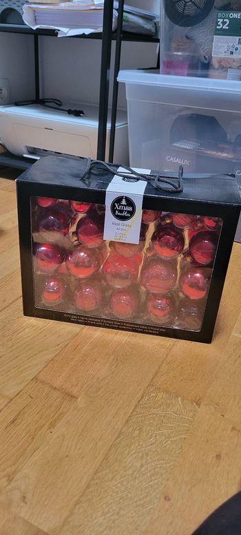 Coffret 42 boules de Noël