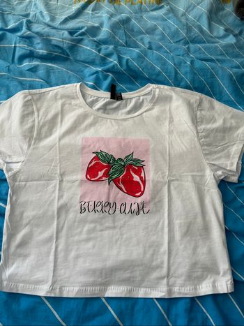 Crop top fraise
