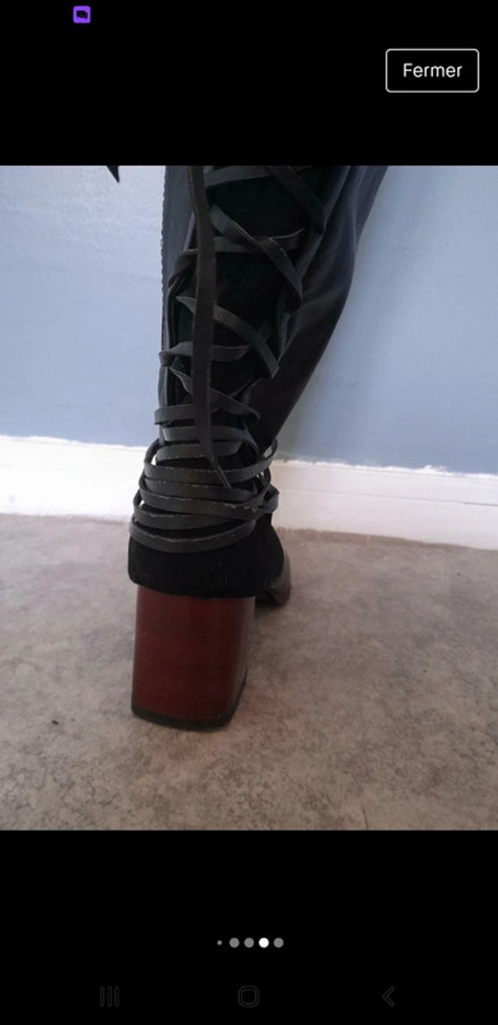 Belles bottes à lacets - photo numéro 5