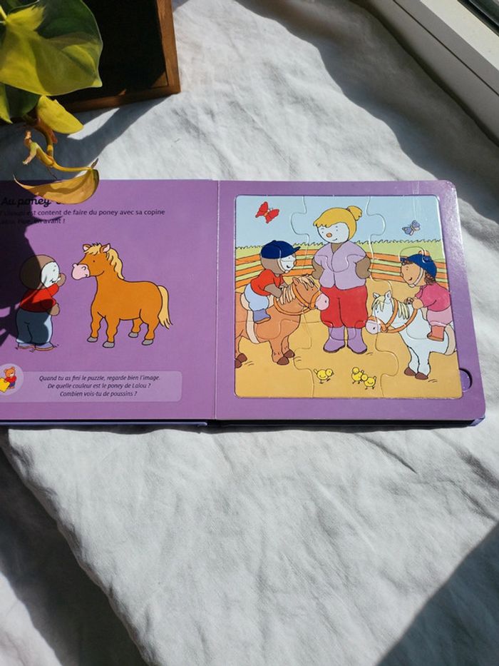 Livre puzzle t’choupi on s’amuse - photo numéro 3