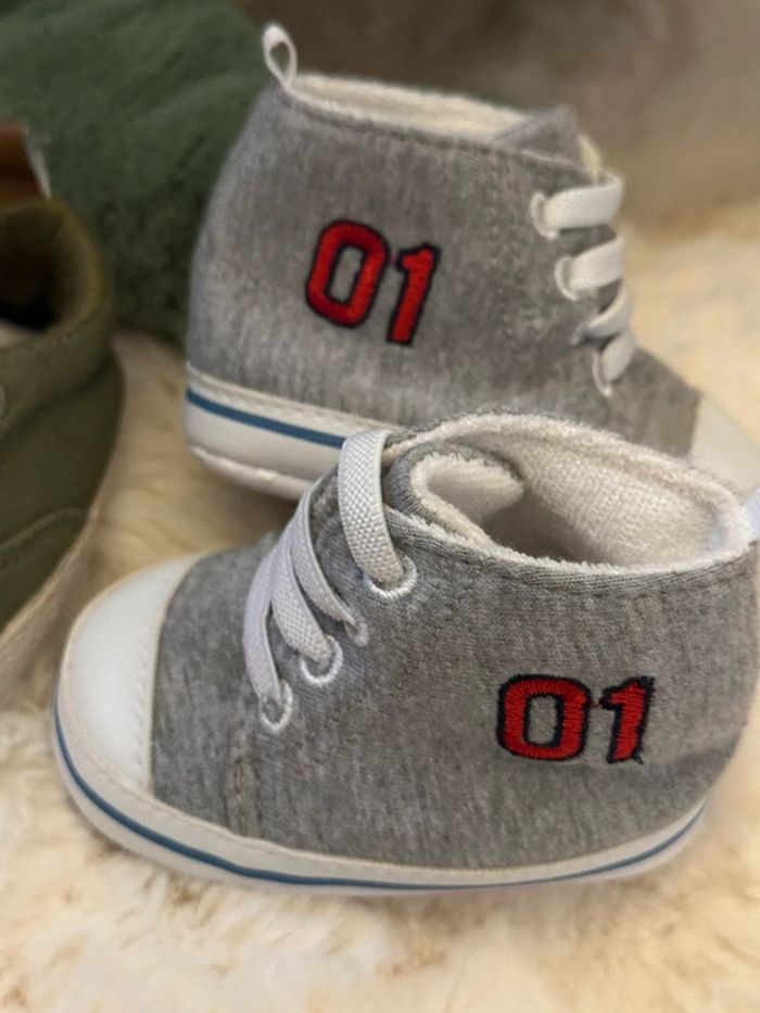 Lot baskets bébé souples - photo numéro 2