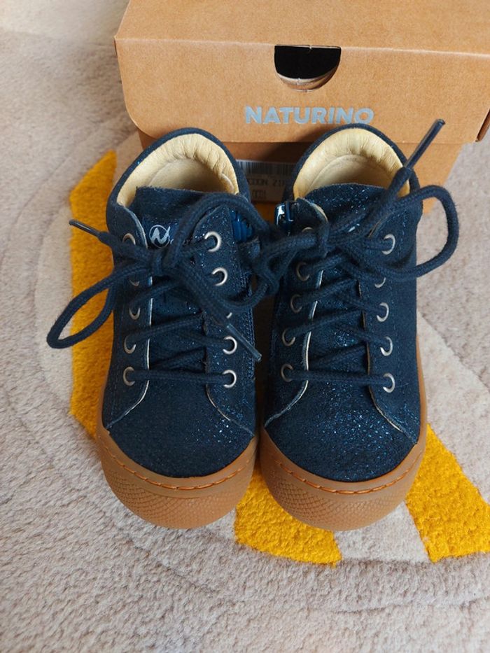 Naturino Cocoon ZIP bleu paillettes 23 - photo numéro 2