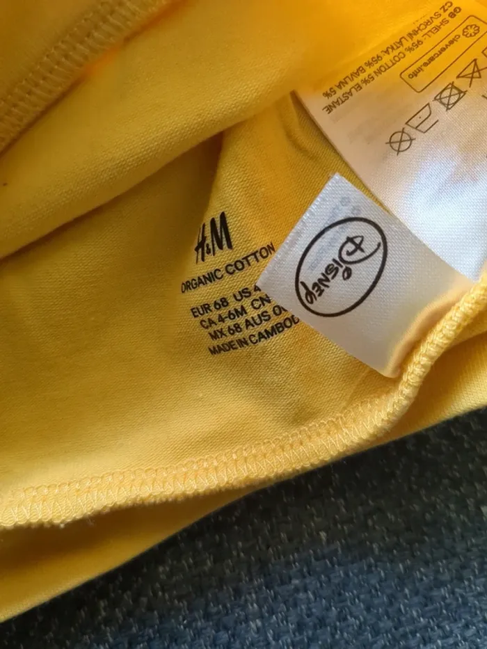 Ensemble short et bonnet Winnie l'ourson 6 mois - photo numéro 5