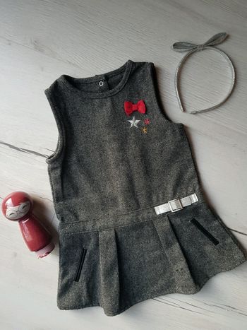 Robe chic épaisse fille 18 mois gemo neuve