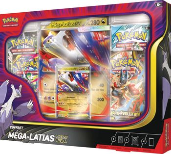 Pokémon case de 6 Coffrets Mega Latias EX FR neuf et scellé  