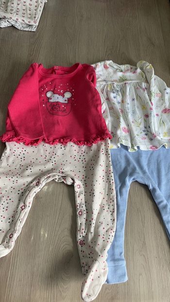 Lot de 2 pyjamas coton en 18 mois