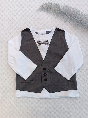 🔸T-shirt manches longues Babibou 3 mois🔸