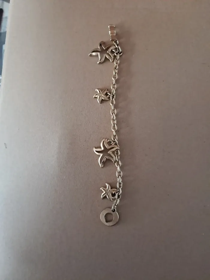 Bracelet original doré thème mer