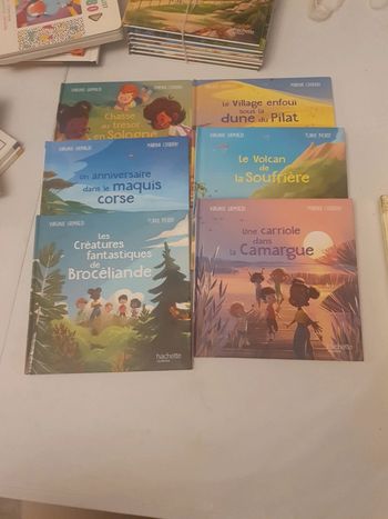 Lot de 6 livres merveille de france