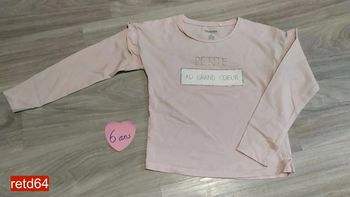 t-shirt ml 6 ans
