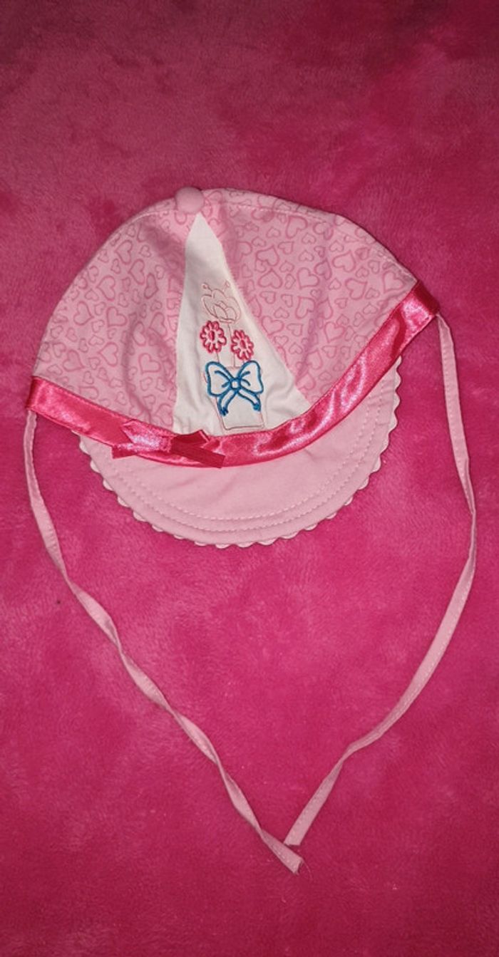 Casquette bandeaux bébé fille - photo numéro 3