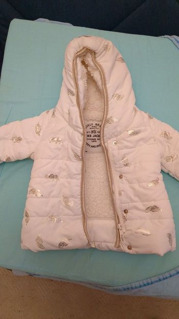 Manteau blanc bébé 