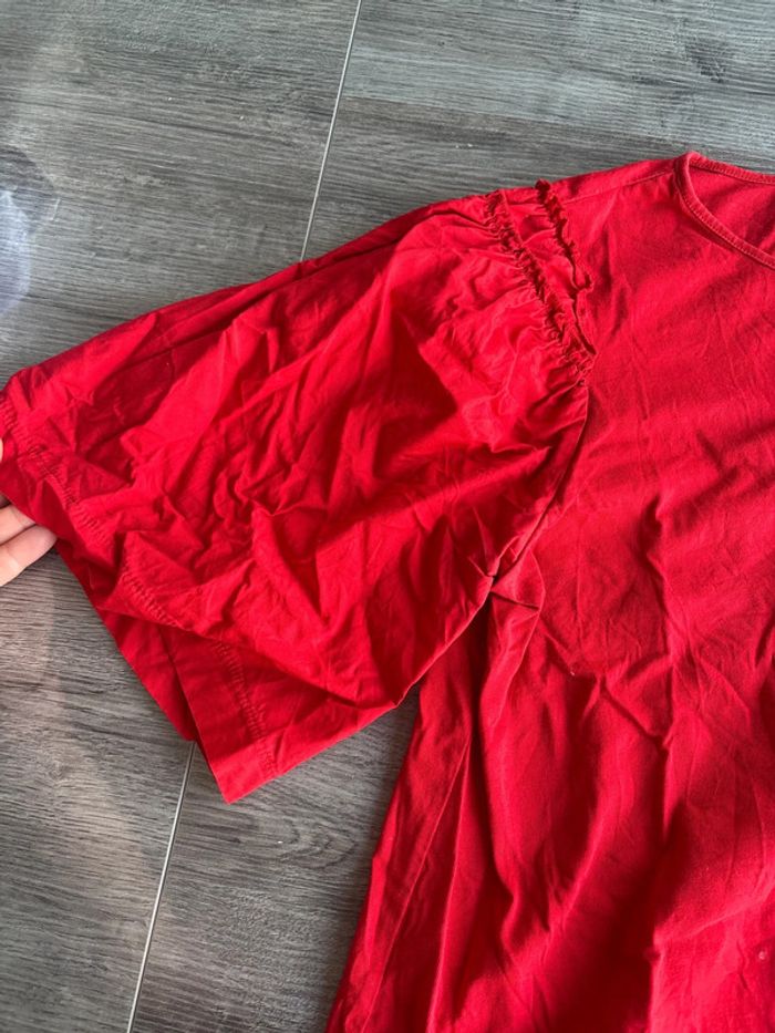 Tee shirt manches bouffante, mango, taille S - photo numéro 2