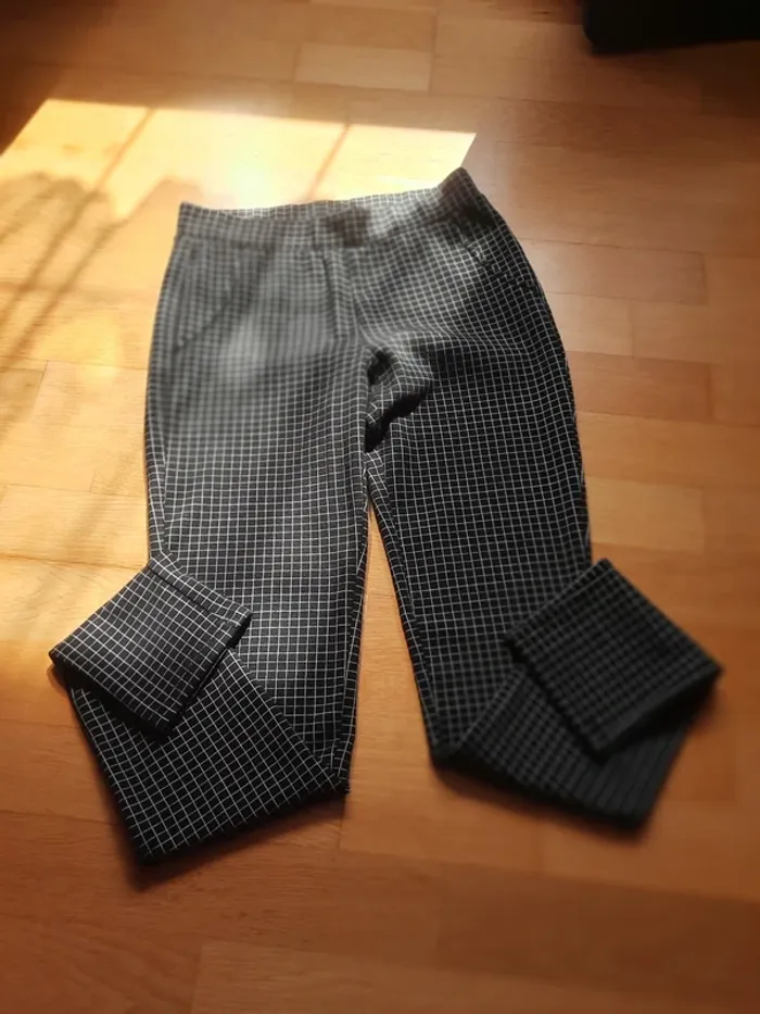 Pantalon à carreaux