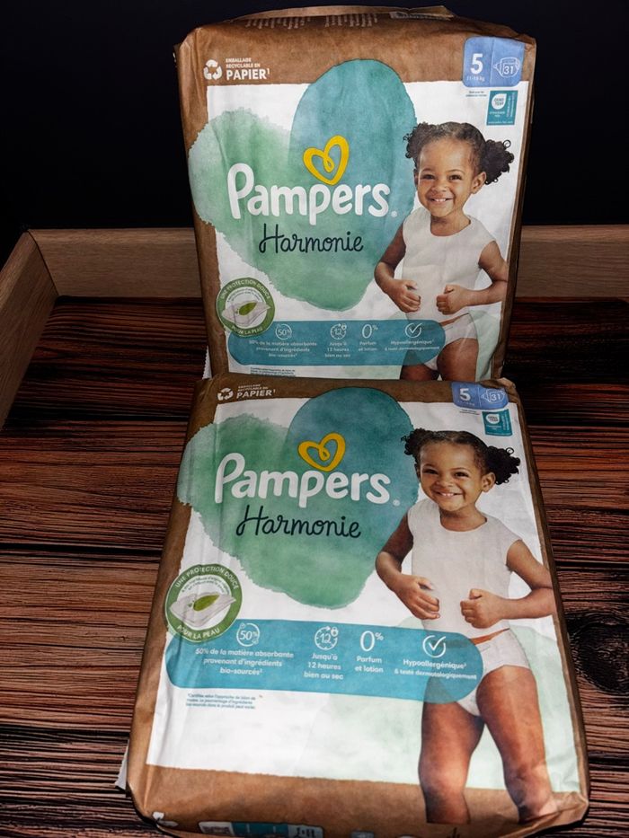 Mega-Pack De 62 Couches Pampers Harmonie - photo numéro 2