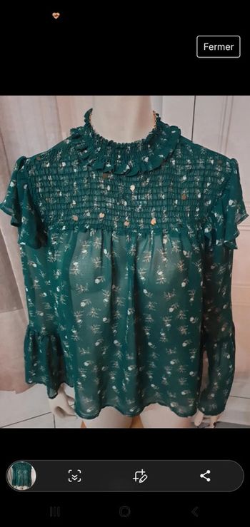 Blouse vaporeuse 💚