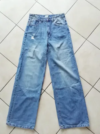Jean à jambes larges 36 - 36/38.