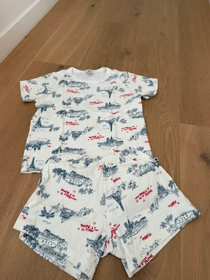 Pyjama short petit bateau 6 ans