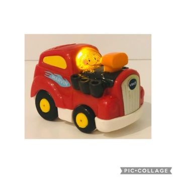 Vtech Tut Tut Bolides Marvin super tuning rouge atelier réparations voiture de course interactive copains animo super circuit maxi garage pompier gare police avion moto train hélico rare lot SOP77