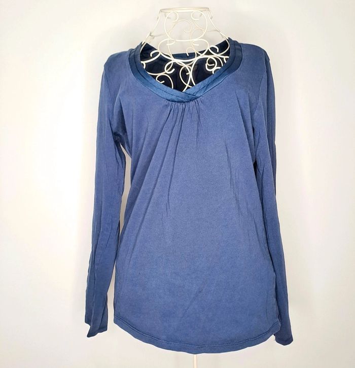 T-shirt bleu esprit L