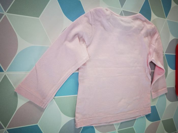 D3083 - tee-shirt fille 6 mois - photo numéro 3