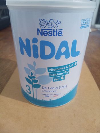 Lait Nidal Nestlé