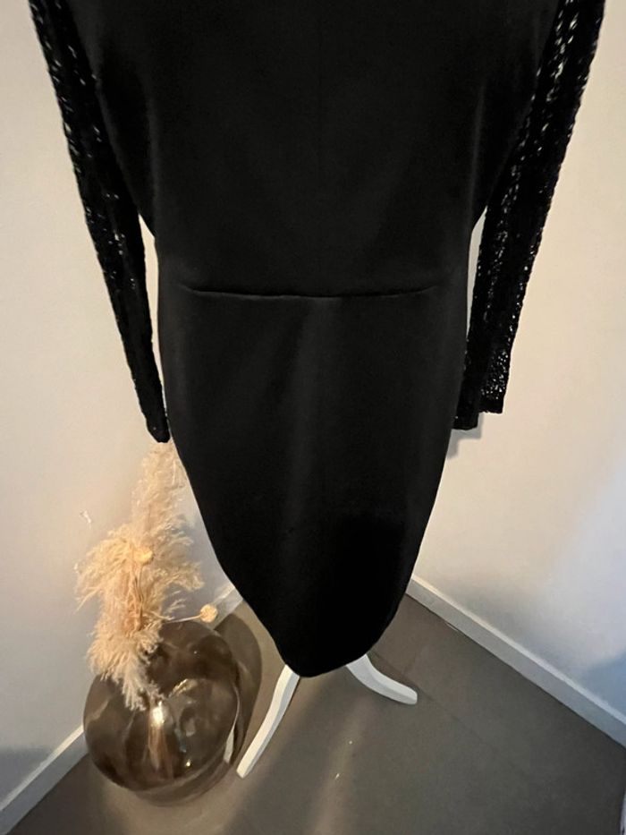 Robe noire et dentelle camaïeu S - photo numéro 2