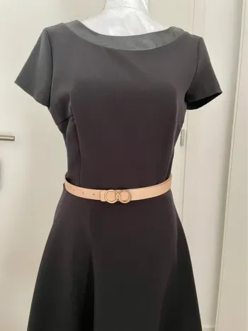 Ceinture fine beige & doré chic et élégante – taille ajustable neuve