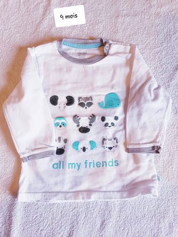 T-shirt obaïbi 9 mois