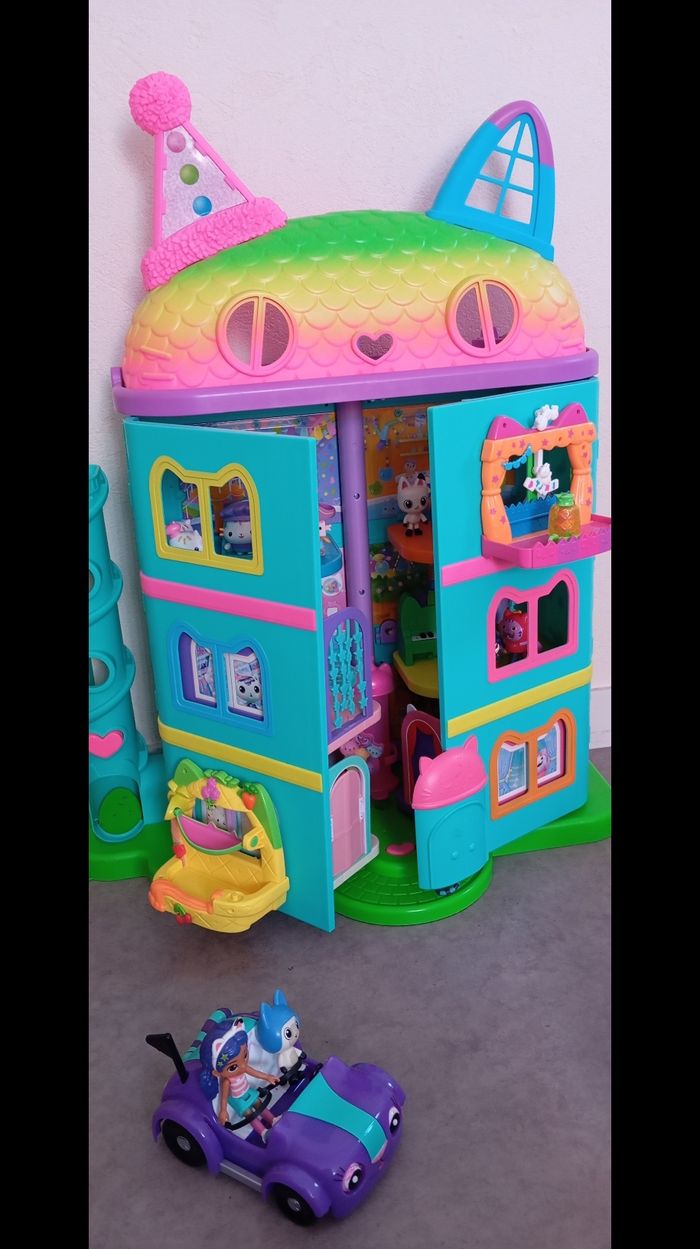 Maison Gabby chat+ chabriolette+ bus - photo numéro 2