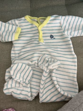 Pyjama Velours Petit Bateau