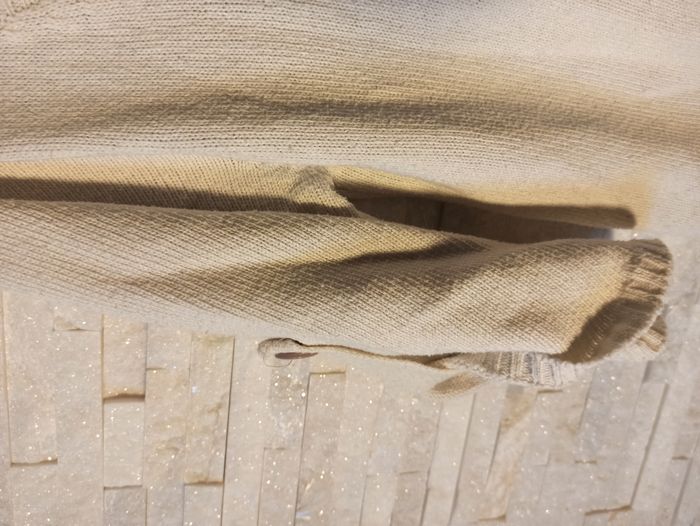 Pull Crème Manches mi longues Femme Taille M - photo numéro 3