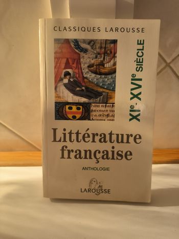 Anthologie De La Litterature Francaise - Volume 1, Xi-Xvième Siècle - Buschaert Catherine