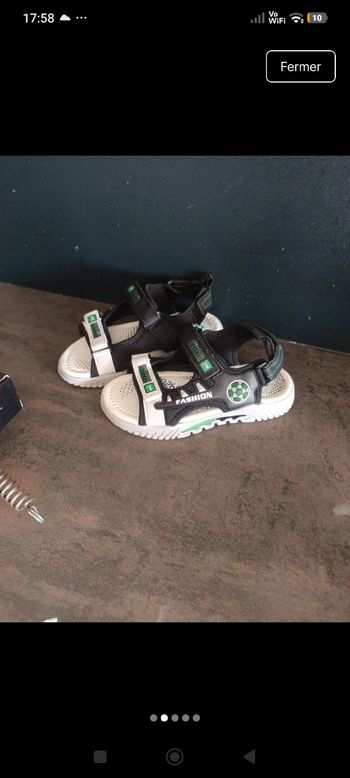 Nu pieds garçon neuf  34
