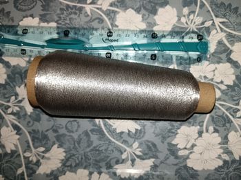 Bobine fils argenté 