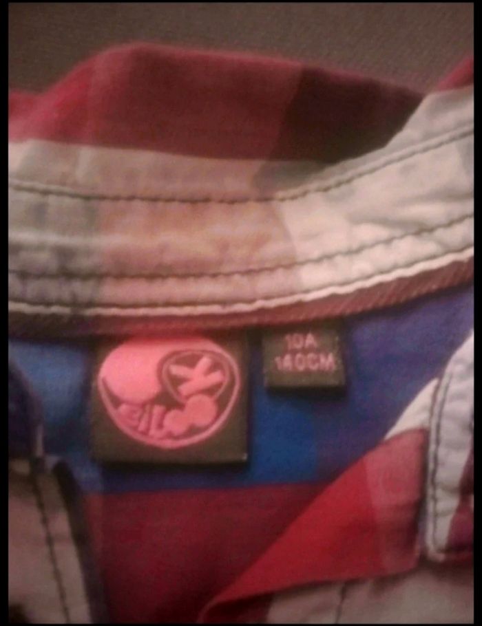 Chemise à carreaux "Bilook" comme neuve - photo numéro 2