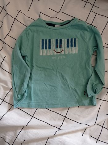 Tricot Zara turquoise 9/12 mois