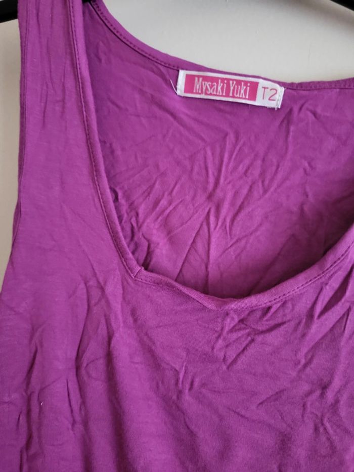 T shirt violet mysaki yuki - photo numéro 4