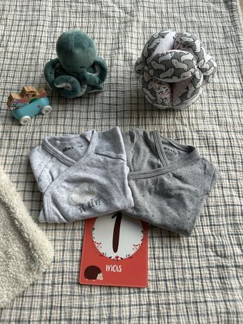 2 bodies manches longues mixte