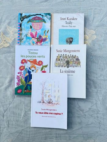 Lot livres jeunesse classiques : Tistou les pouces verts + romans enfants