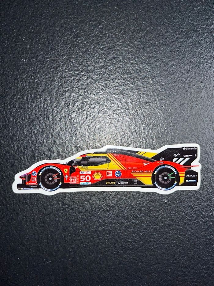 Autocollant Ferrari 499P Le Mans 2024 Winner - photo numéro 4