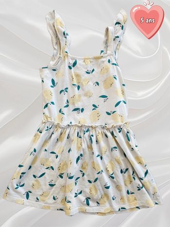 Robe à bretelles fille 5 ans