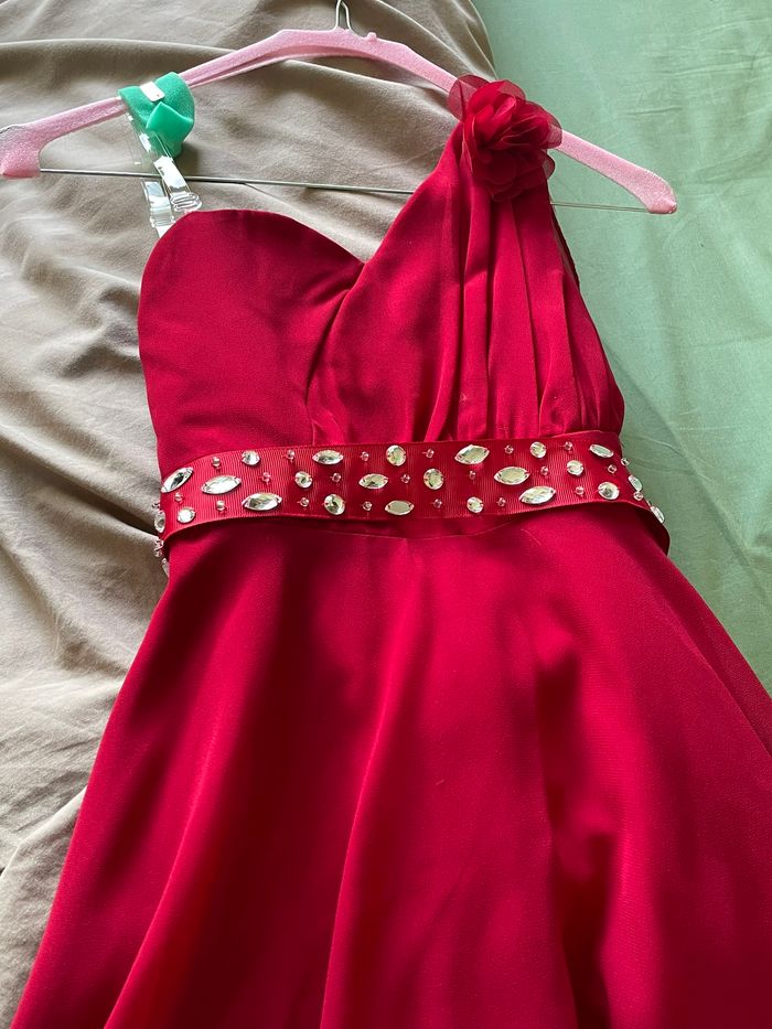 robe de soirée rouge 7-8 ans - photo numéro 6