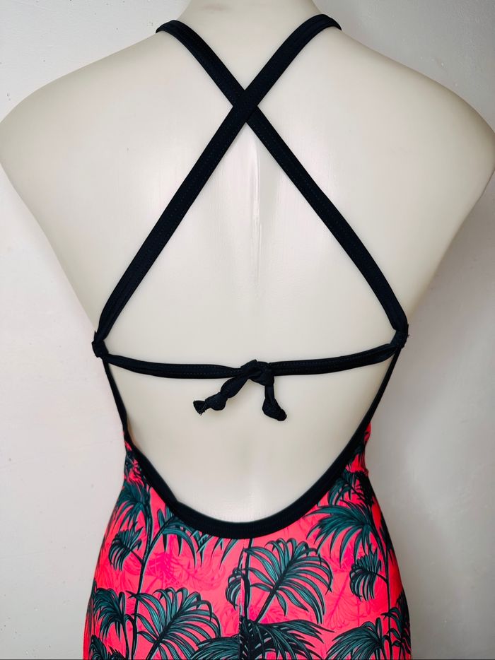 Maillot de bain rose palmiers - photo numéro 5