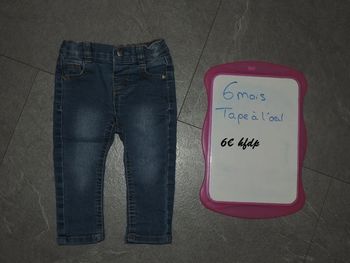 jeans tape à l'oeil taille 6 mois