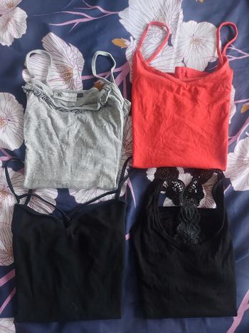 Lot 4 débardeurs idéal sport 38/40