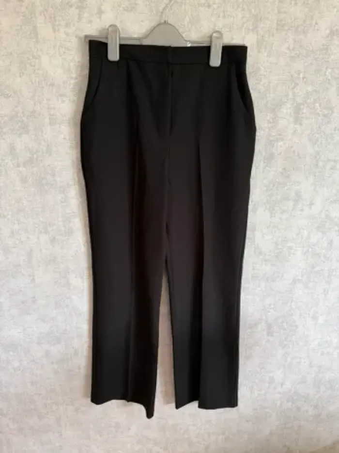 pantalon noir à jambes larges Asos taille 36